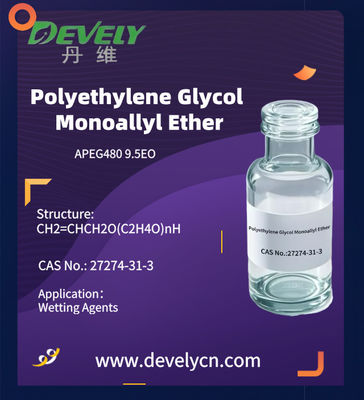 Polyethylene Glycol Allyl Polyether for Wetting Agent in Silicone Production APEG480 9.5EO Cas No. 27274-31-3
